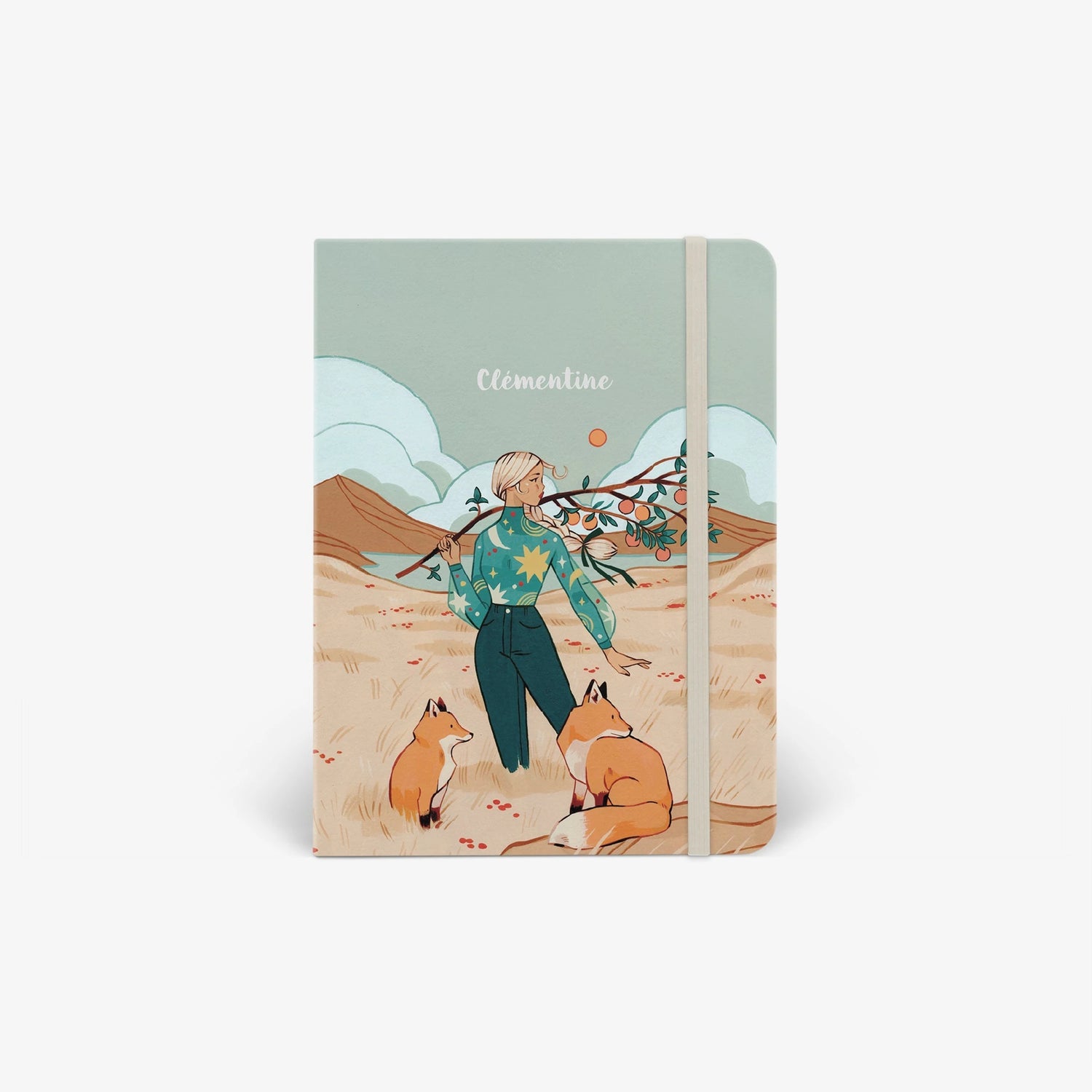 Autumn Foxes Light Threadbound Sketchbook