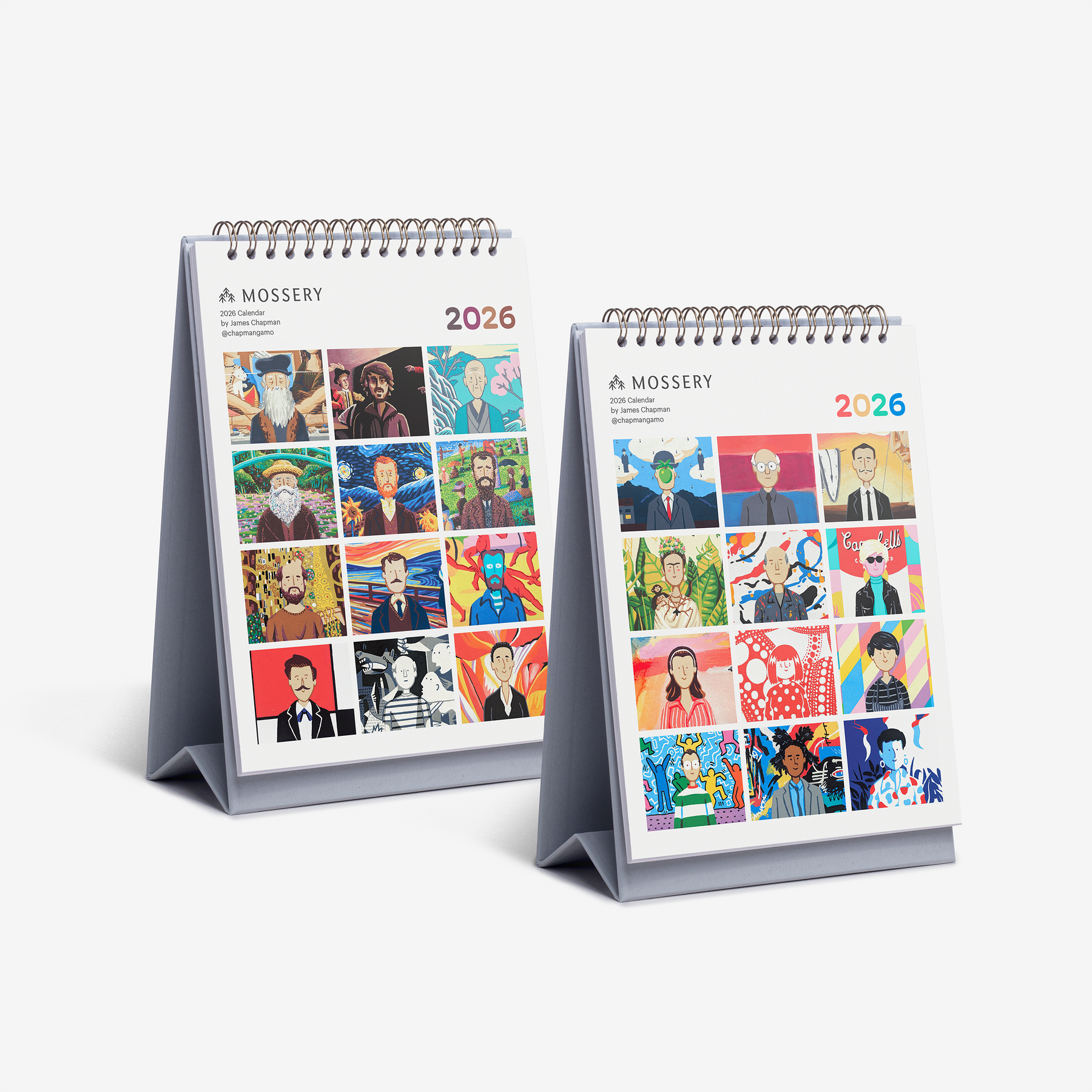 James Chapman 2026 Desk Calendar Bundle