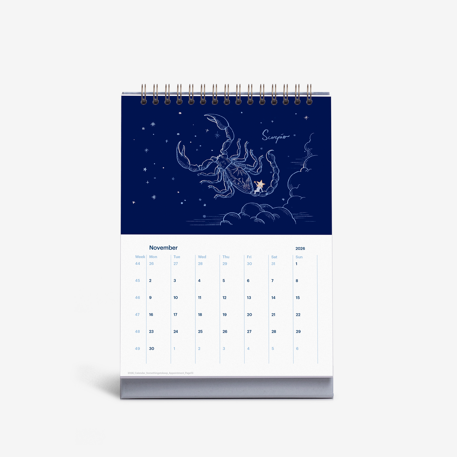 Constellation 2026 Desk Calendar