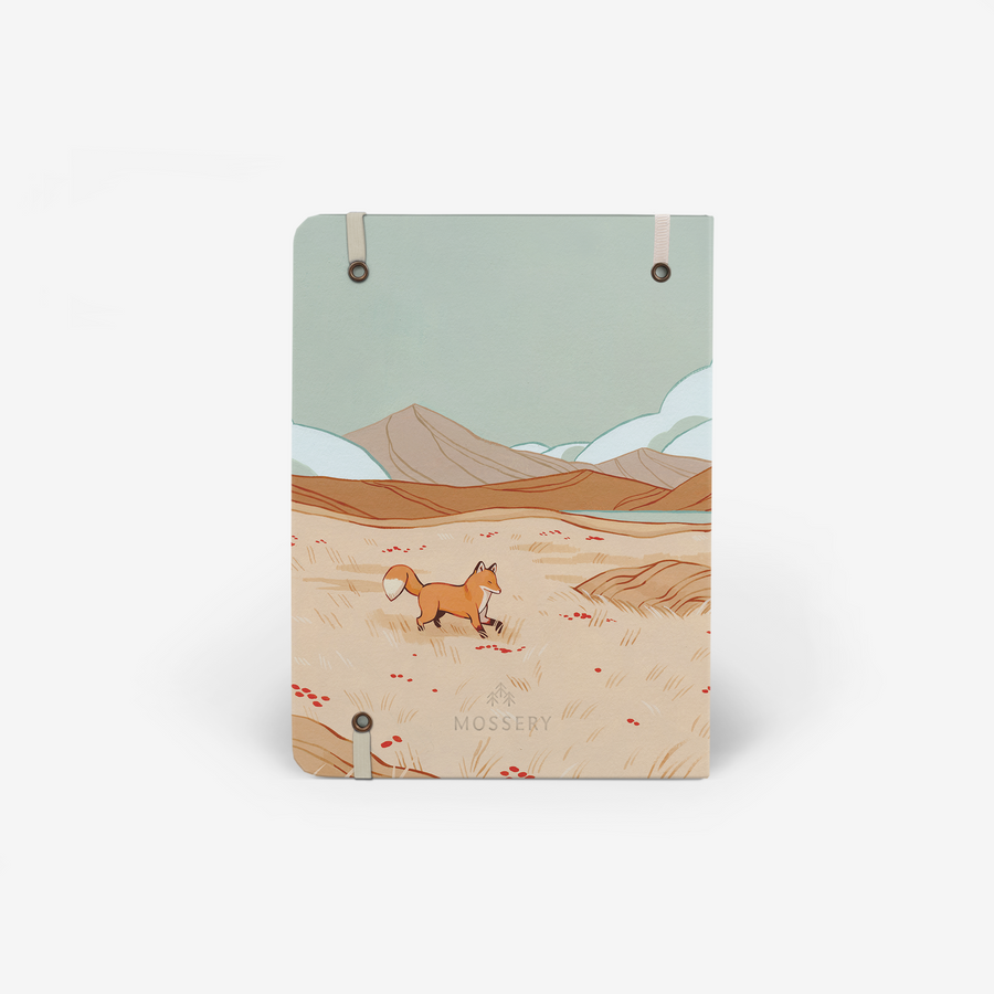 Autumn Foxes Wirebound Notebook