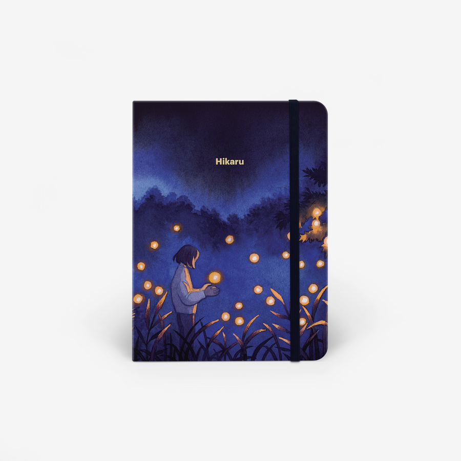 Fireflies Wirebound Notebook