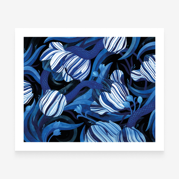 Blue Art Print | Mossery