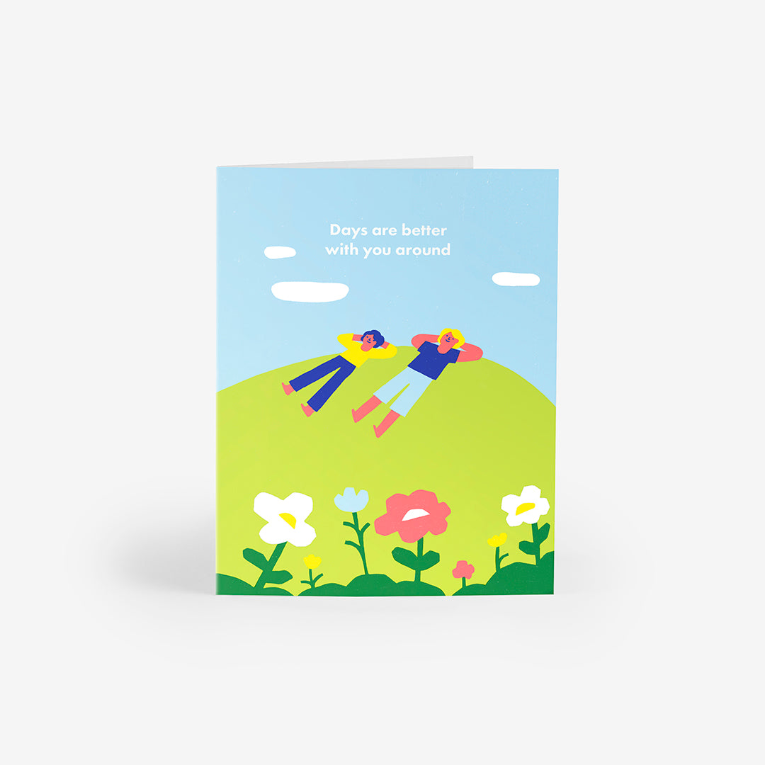 Cloud Watching Greeting Card