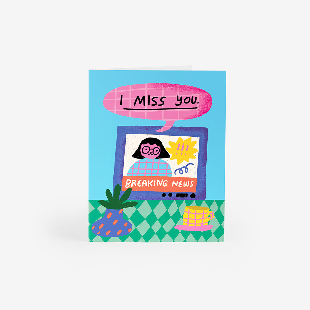 Breaking News Greeting Card
