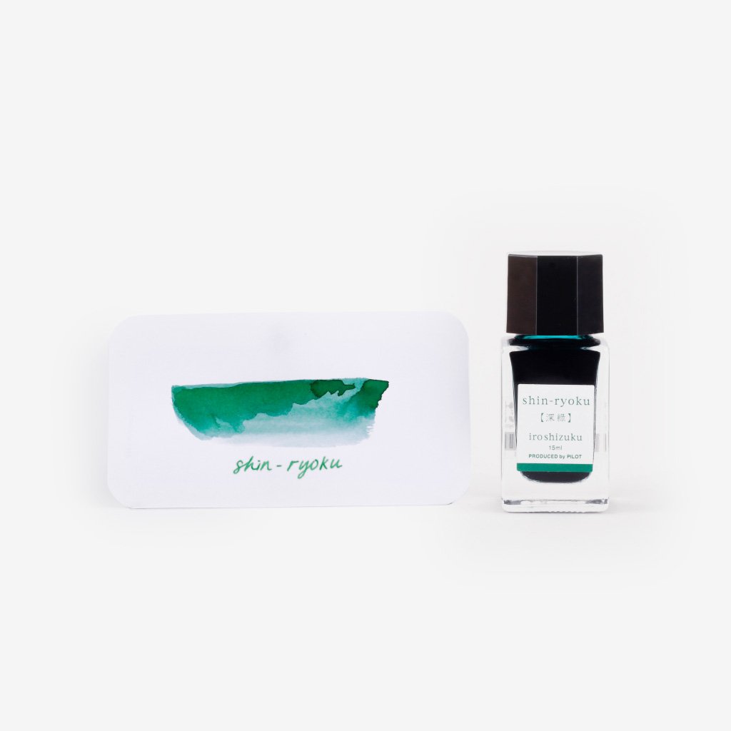 Pilot Iroshizuku Ink Shin-ryoku (Deep Green) - 15 ml