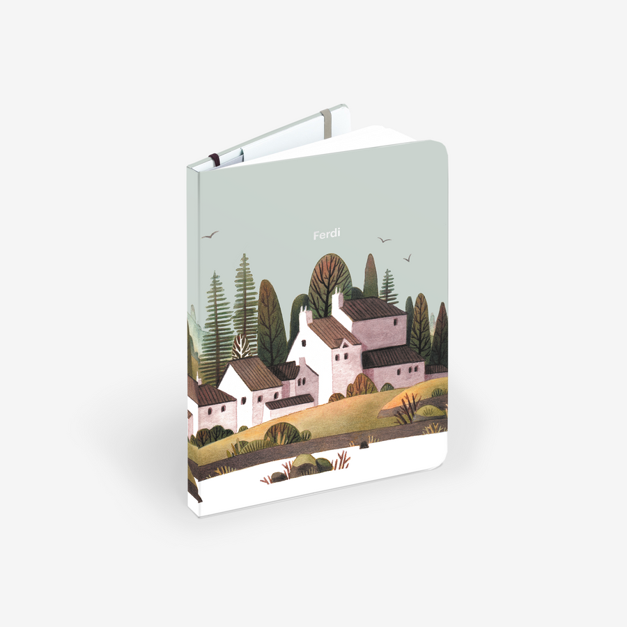 Countryside Light Threadbound Notebook