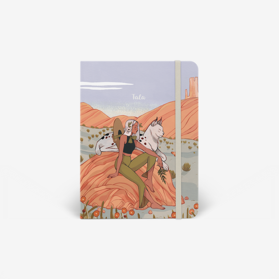 Summer Lynx Light Threadbound Notebook