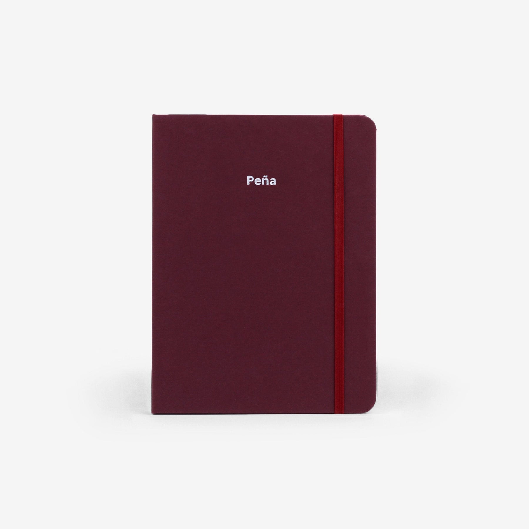 Plain Burgundy Undated Planner