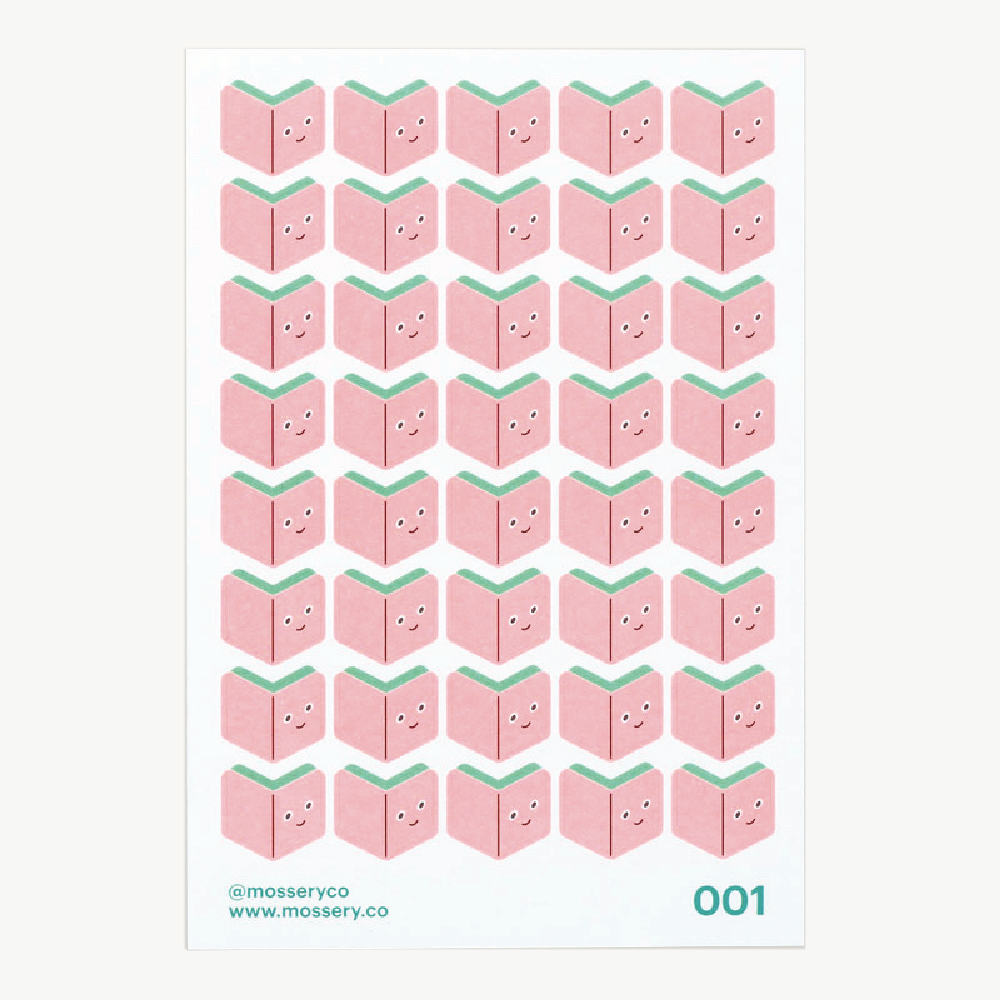 Mossery Stickers: Book (STC-001)