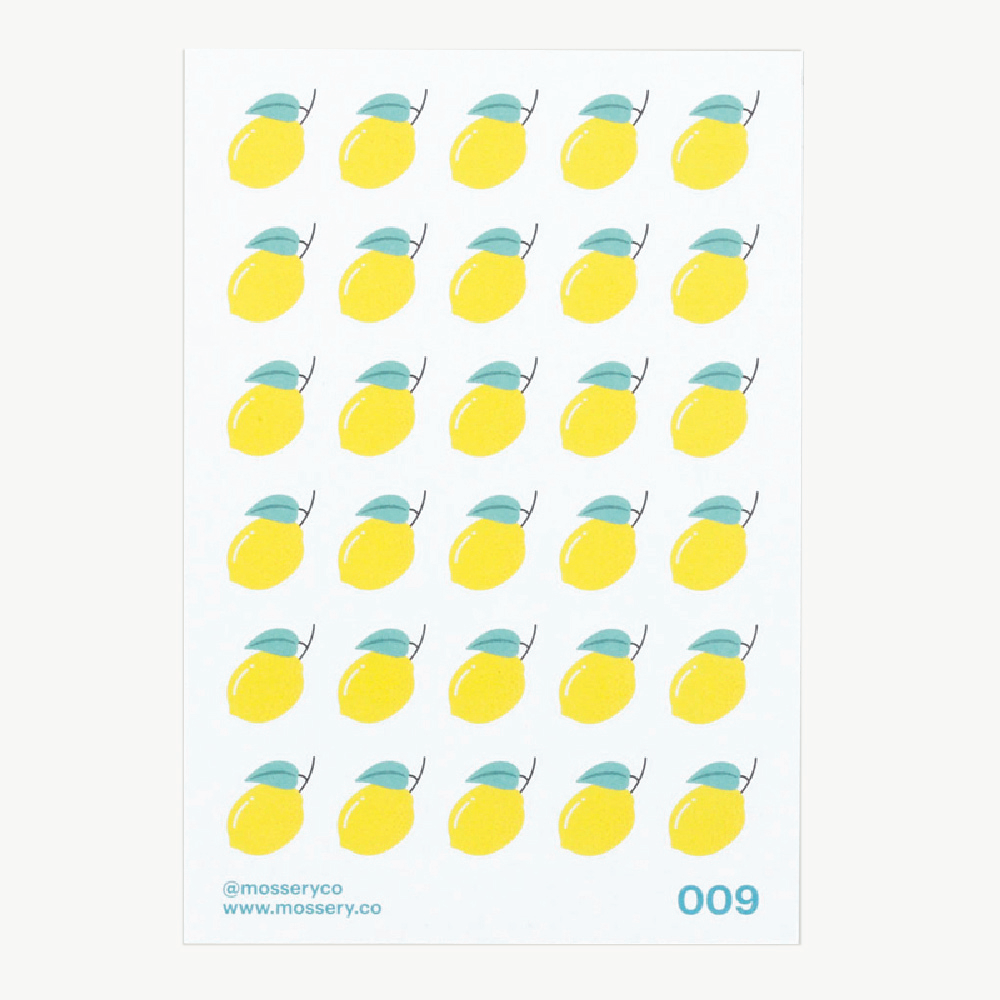 Mossery Stickers: Lemon (STC-009)
