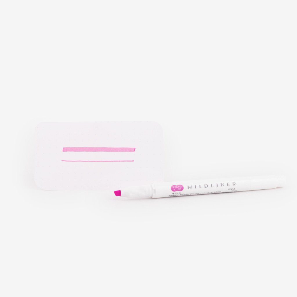 Mildliner Double-Sided Highlighter - Fuchsia