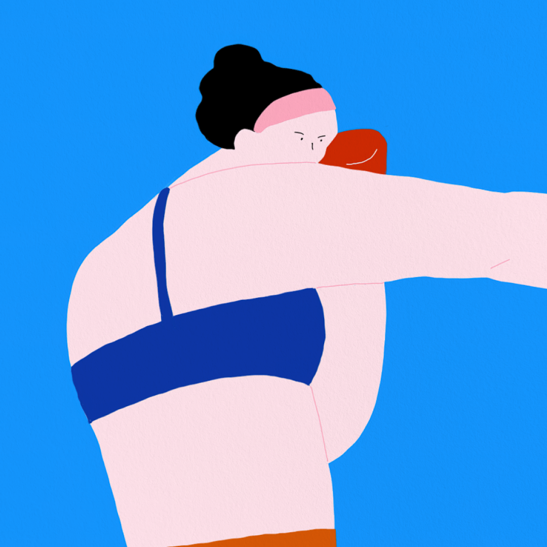 Muay Thai Girls: Mat Trong Art Print
