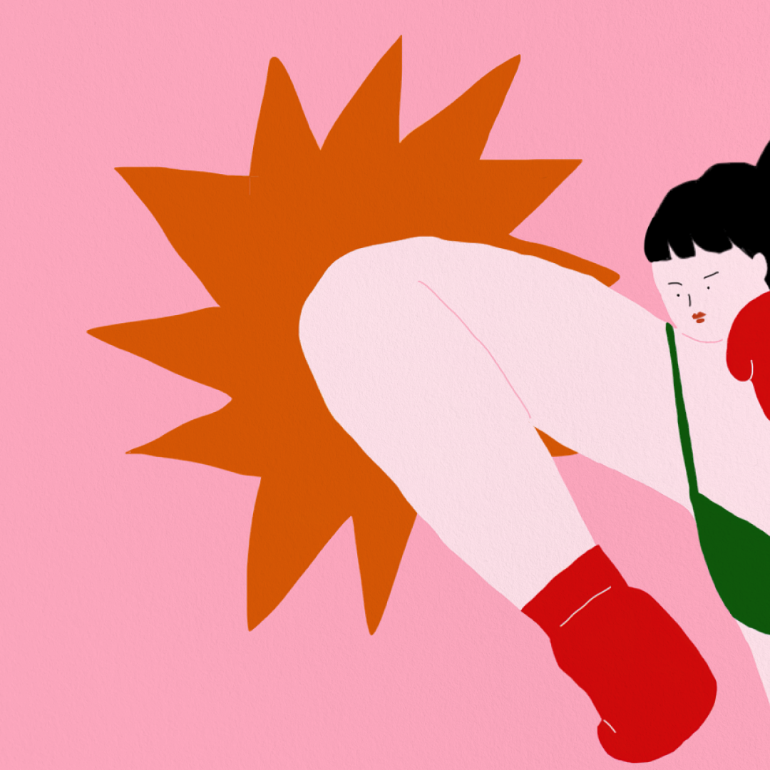 Muay Thai Girls: Sok Chieng Art Print
