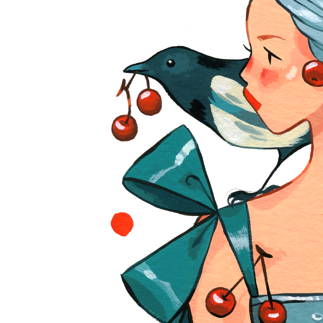 Magpies Art Print
