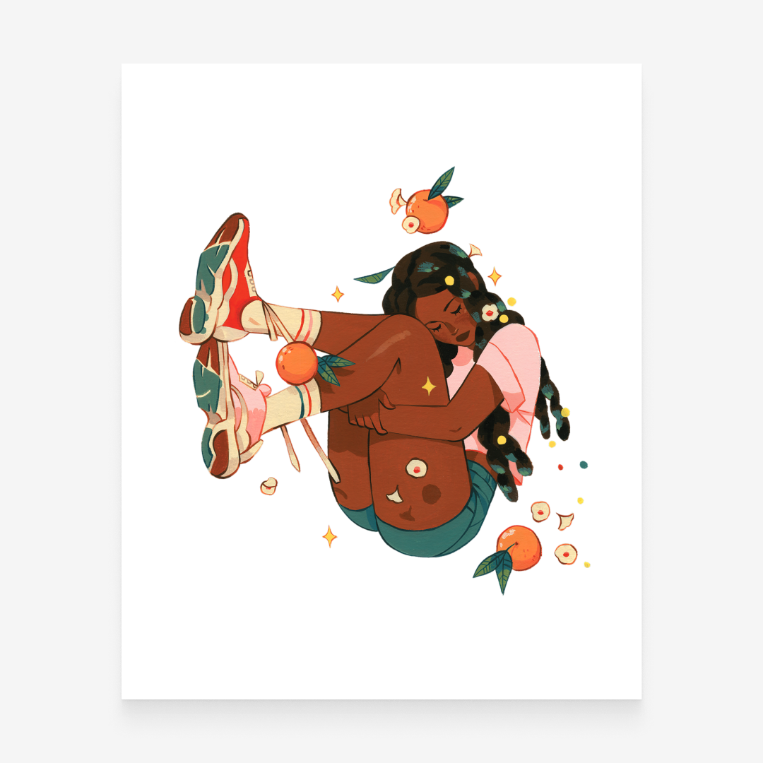 Orange Dreams Art Print