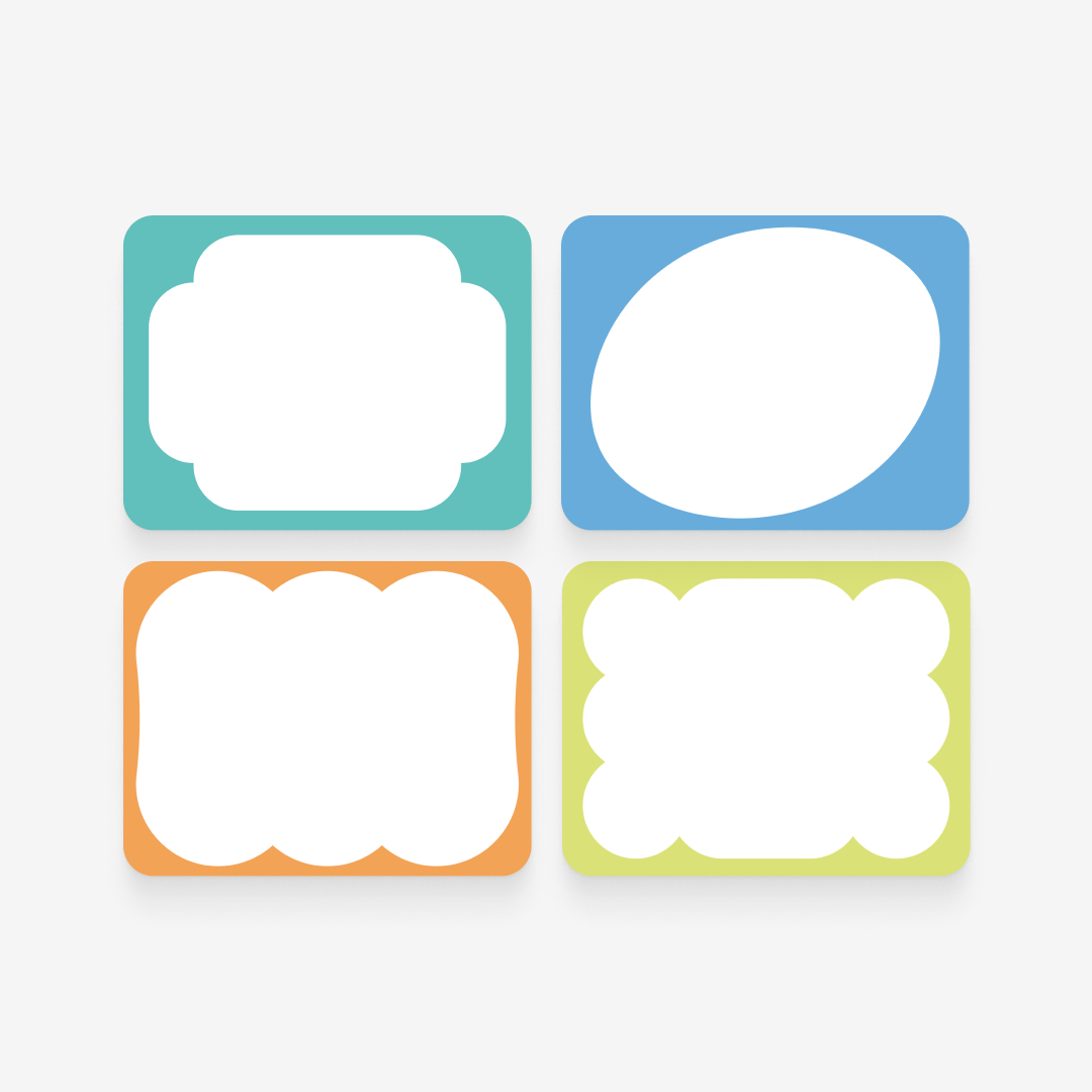 Geometric Border Notecard Set