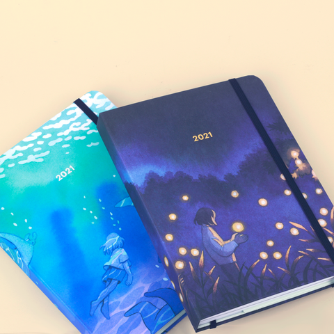 Light Threadbound Notebooks