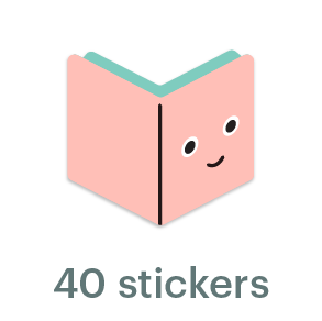 Mossery Stickers: Book (STC-001)