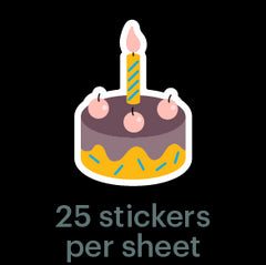 Mossery Stickers: Cake (STC-011)