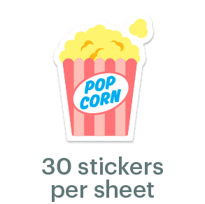 Mossery Stickers: Popcorn (STC-013)