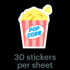Mossery Stickers: Popcorn (STC-013)
