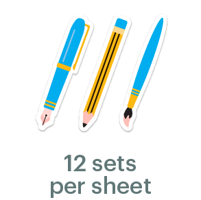 Mossery Stickers: Drawing Tools (STC-017)