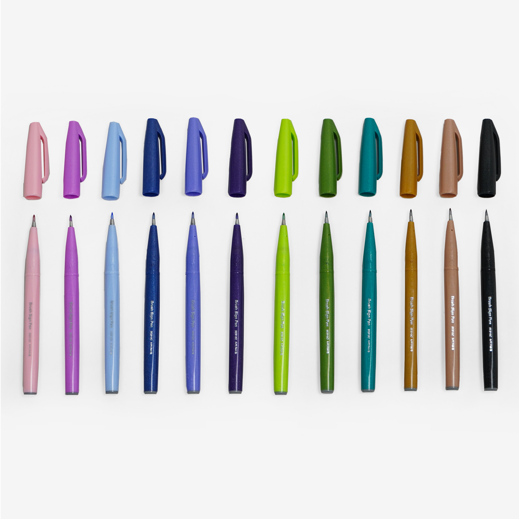 Pentel Fude Brush Pen Bundle