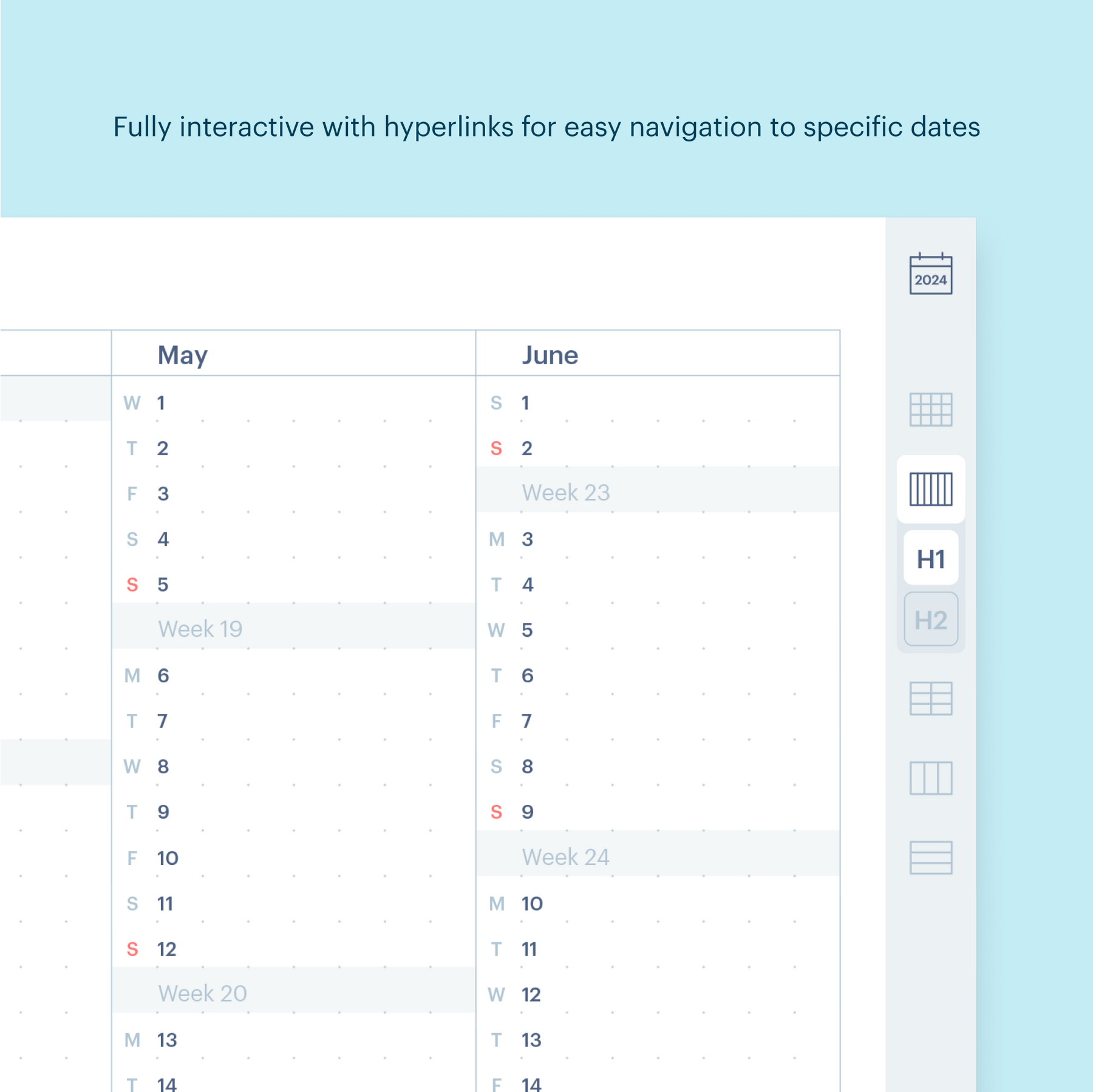 2024 Digital Planner