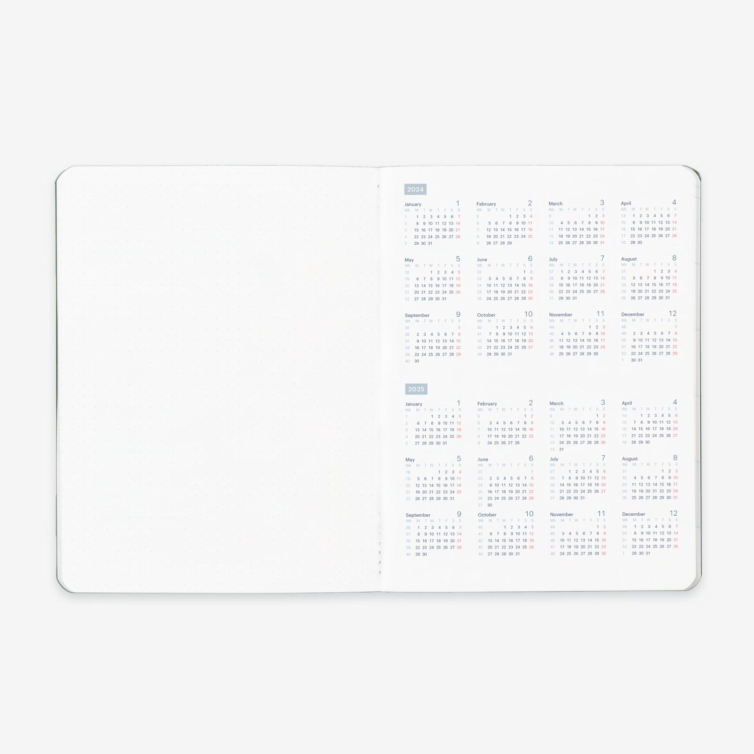 2024 Monthly Planner Refill