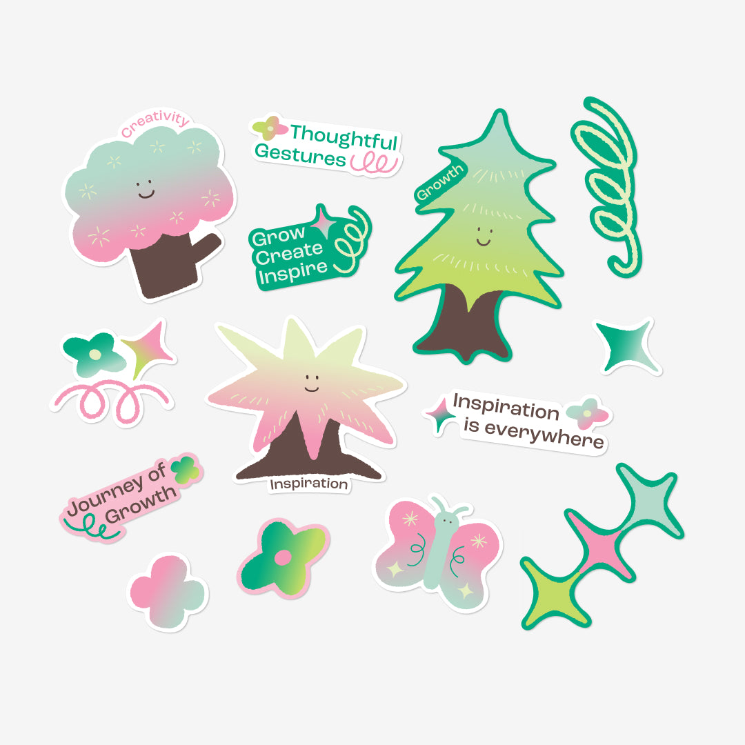 Whispers of the Forest Stickers