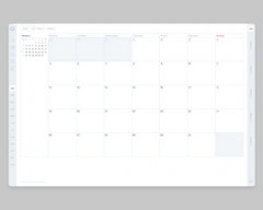 2026 Monthly Planner Refill