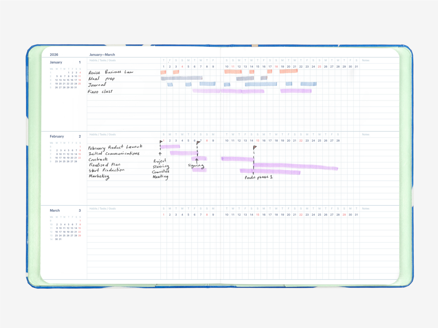 2026 Monthly Planner Refill