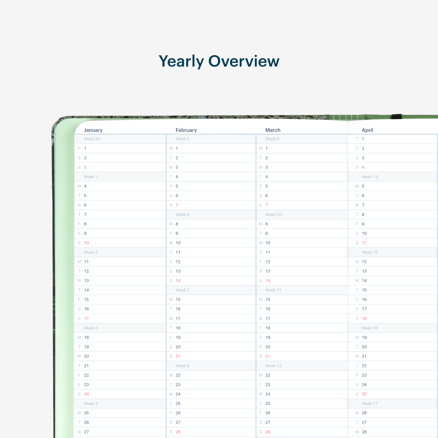 Citrus Dream 2027 Planner