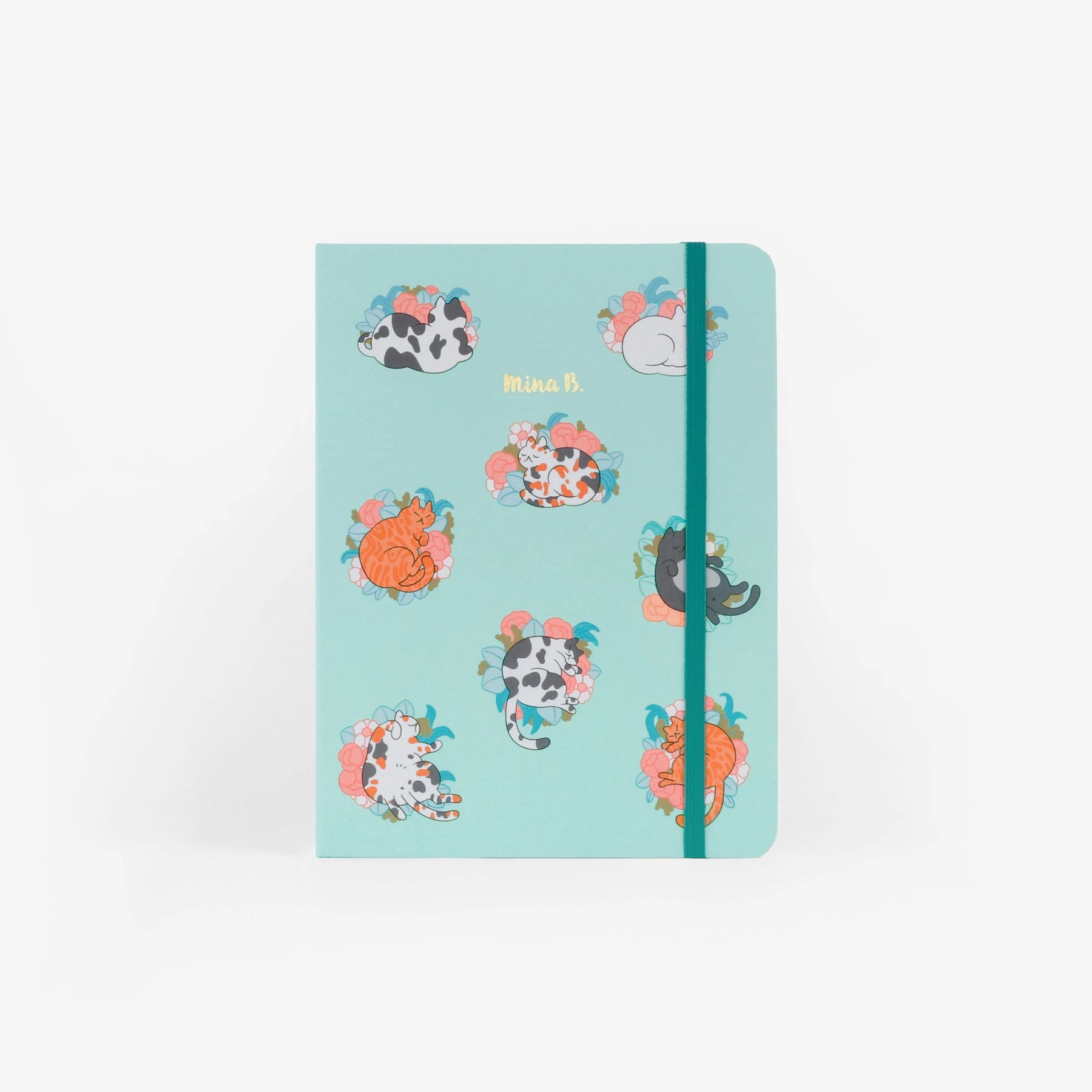 Blossom Cats Undated Planner by @meyoco