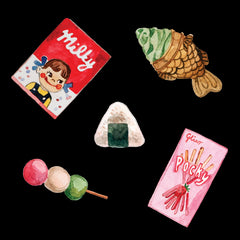 Artist Series Stickers: Japanese Snacks (STC-517)
