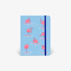 Flamingo Blue Logo Cover
