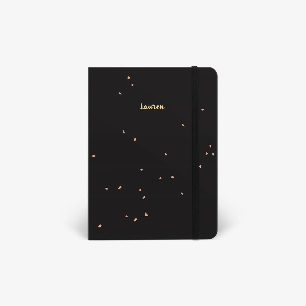 Black Speckle Light Threadbound Sketchbook