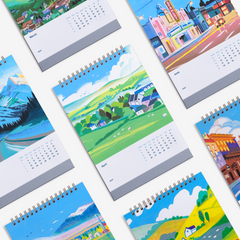 Sights of the World 2027 Desk Calendar