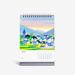 Sights of the World 2027 Desk Calendar