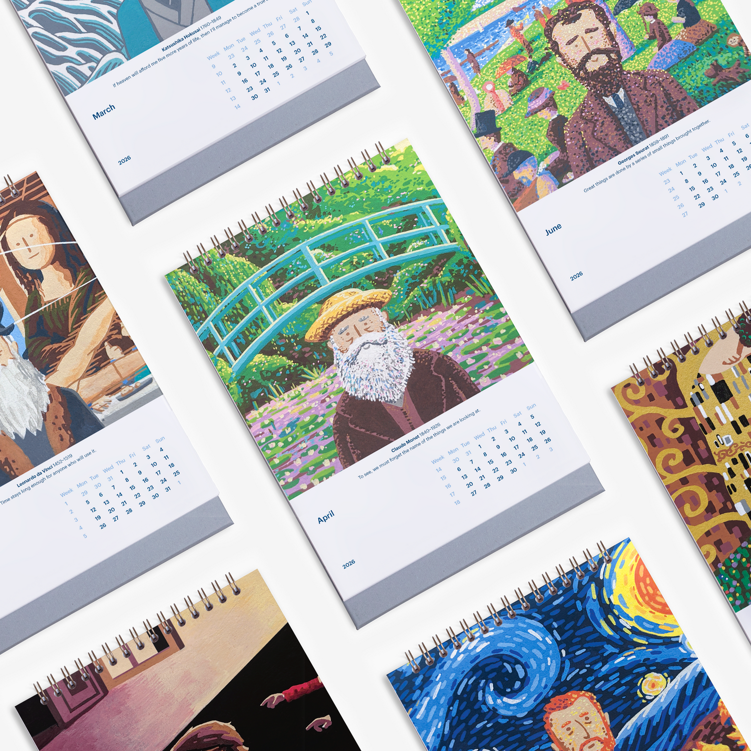 James Chapman 2026 Desk Calendar Bundle
