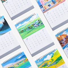 Sights of the World 2026 Desk Calendar