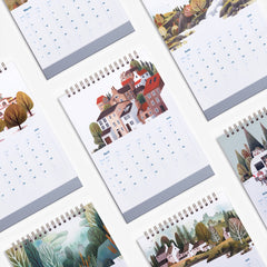 Cozy Days 2026 Desk Calendar