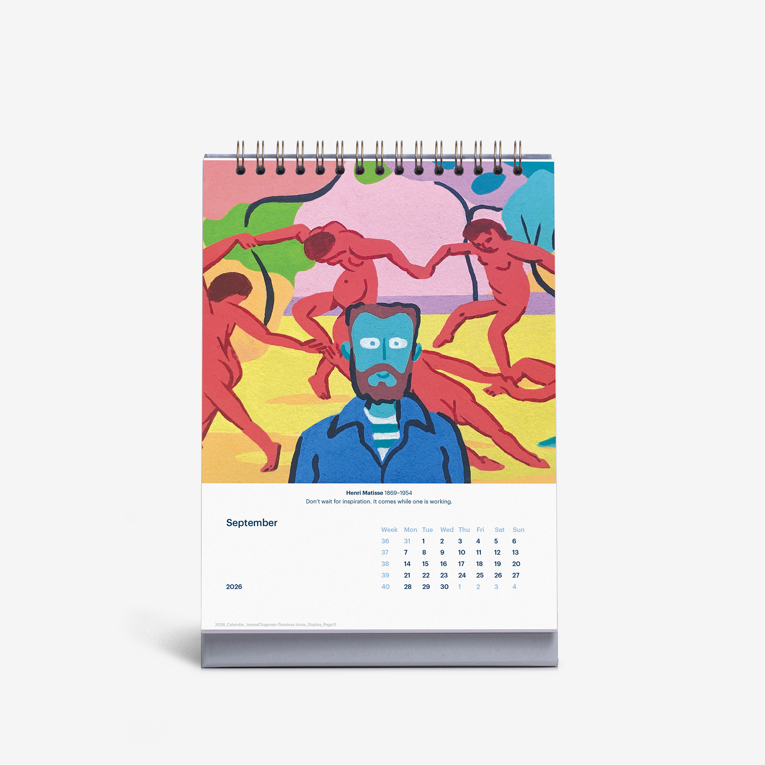 James Chapman 2026 Desk Calendar Bundle