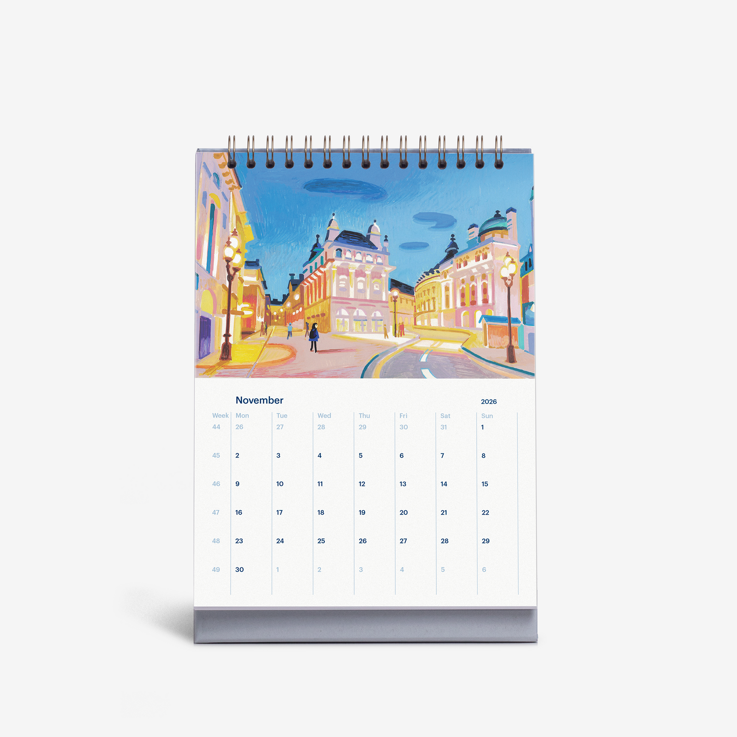 Sights of the World 2026 Desk Calendar