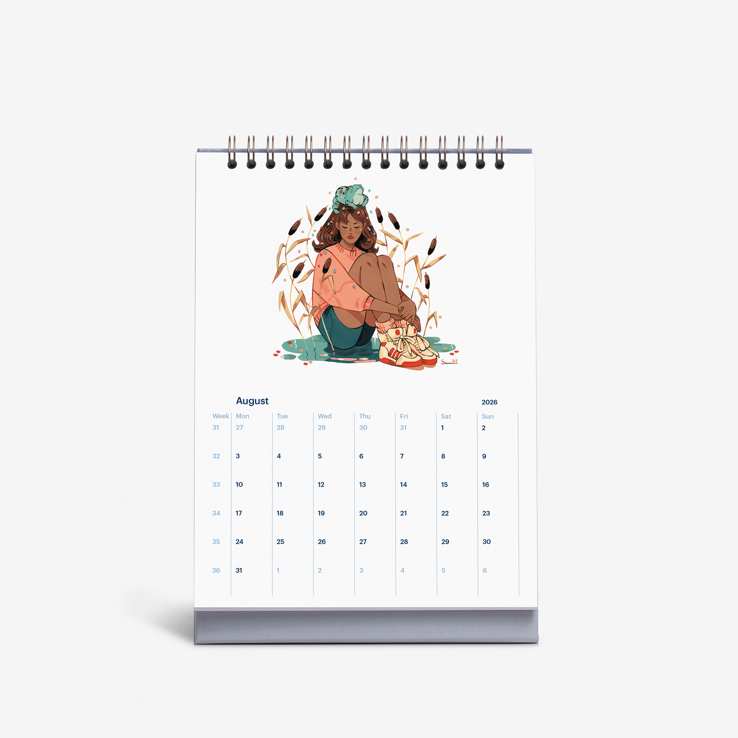 Muses of Adventure 2026 Desk Calendar