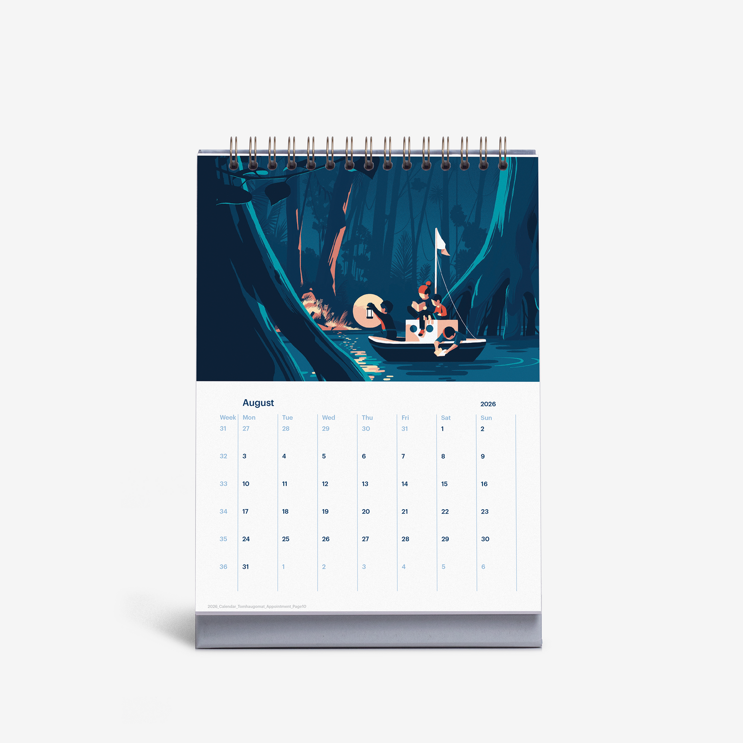 The Great Outdoor 2026 Desk Calendar