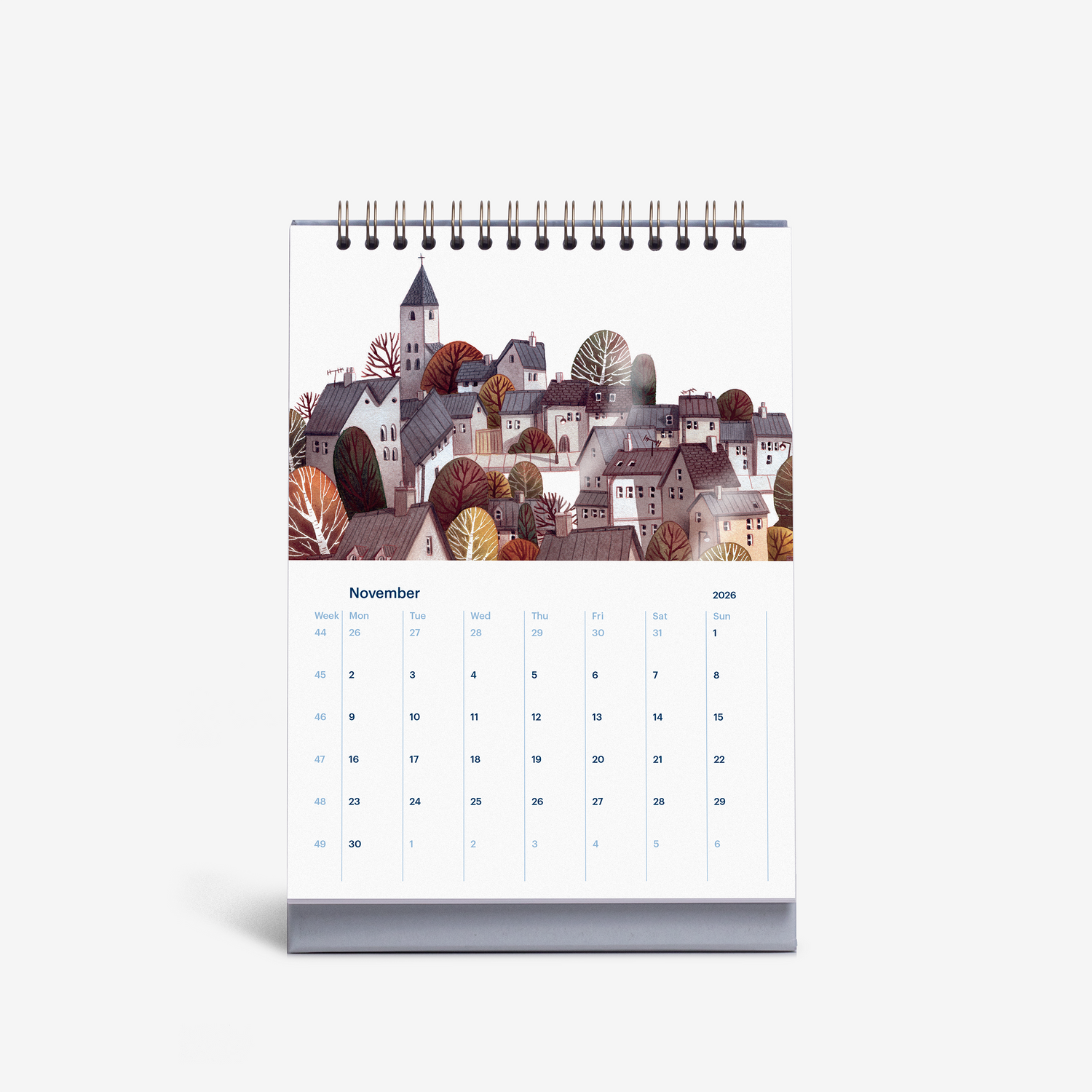 Cozy Days 2026 Desk Calendar