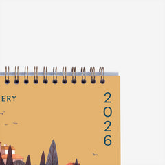 Cozy Days 2026 Desk Calendar