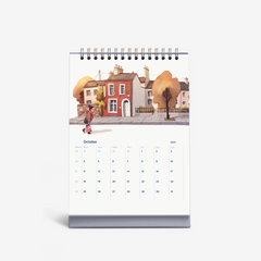Cozy Days 2027 Desk Calendar