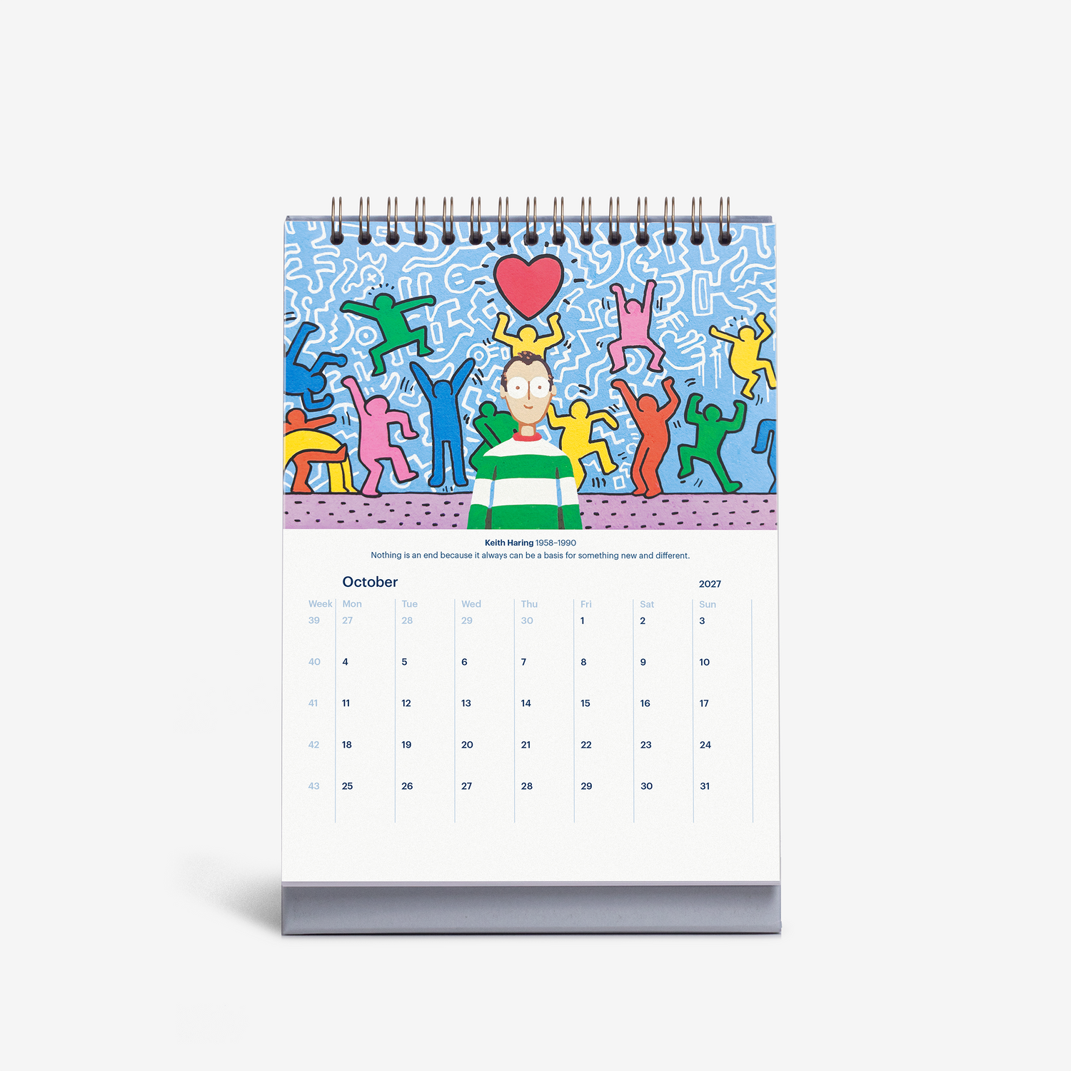 Modern Masterpieces 2027 Desk Calendar